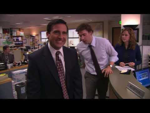 The Office - Jim Saves Pam From Michael