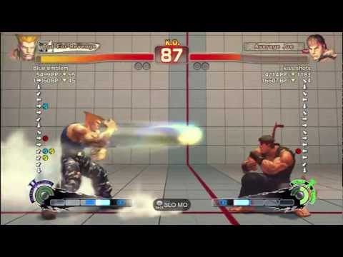 Blue Emblem (Guile) vs kiss shots (Ryu)