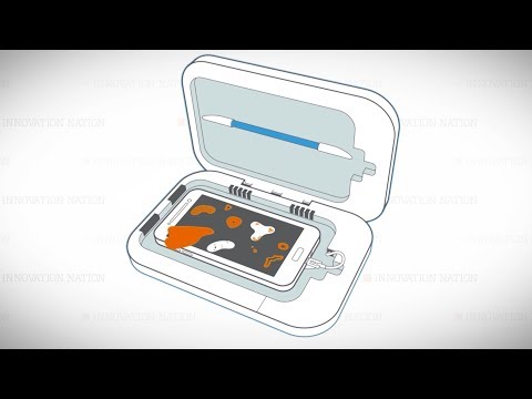為智能手機消毒的紫外線燈｜亨利-福特的創新國度。 (UV Light that Disinfects your Smartphone | The Henry Ford's Innovation Nation)