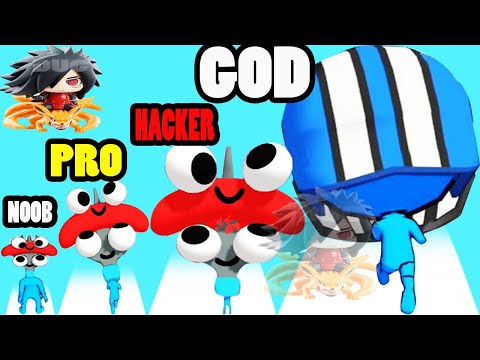 NOOB vs PRO vs HACKER vs GOD in Big Head Rush