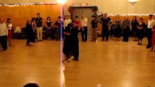 Argentine Tango Class Sentada Romantica  lesson Steps 2- Oscar Mandagaran & Georgina Vargas