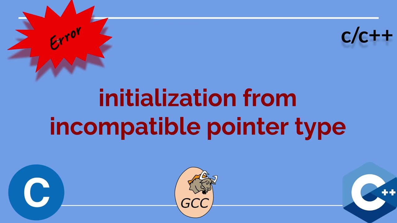c assignment from incompatible pointer type