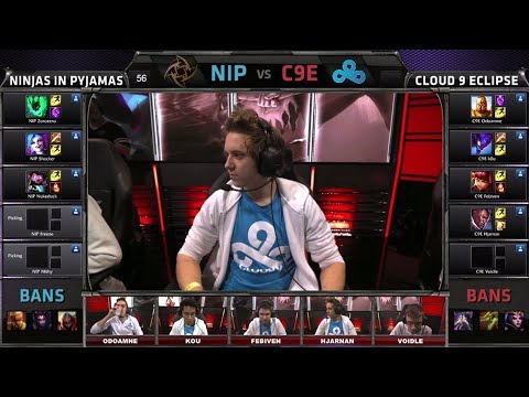Ninjas in Pyjamas vs Cloud 9 Eclipse Game 1 |  Finals EU Challenger Series #1  | NIP vs C9E G1