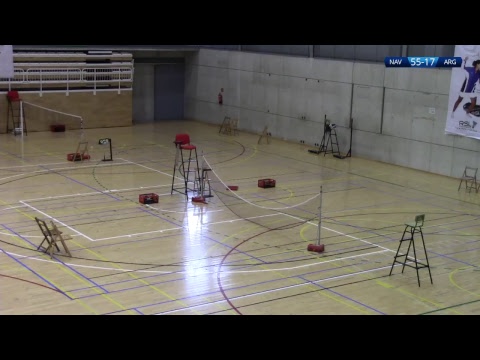 Badminton. Estella. Pistas 2, 3 y 4 Máster Nacional Absoluto 7* y Sub 11 5*