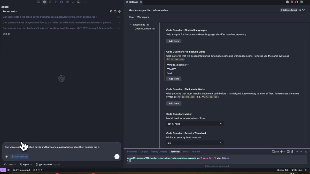 CodeGuardian project preview
