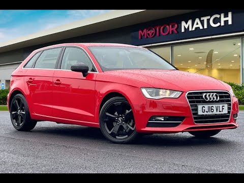 Used 2016 Audi A3 2.0 TDI Sport Sportback S Tronic at Chester | Motor Match cars for sale