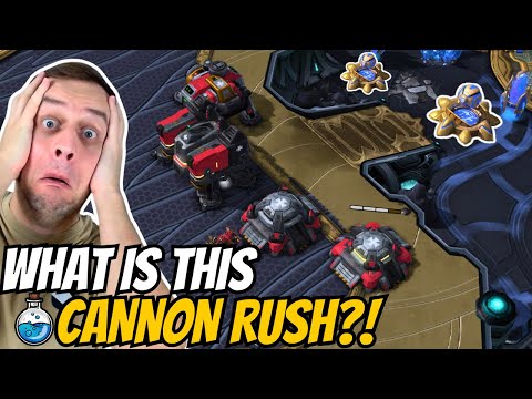 I can't believe what this Terran did! | Cannon Rush in Grandmaster #204 StarCraft 2