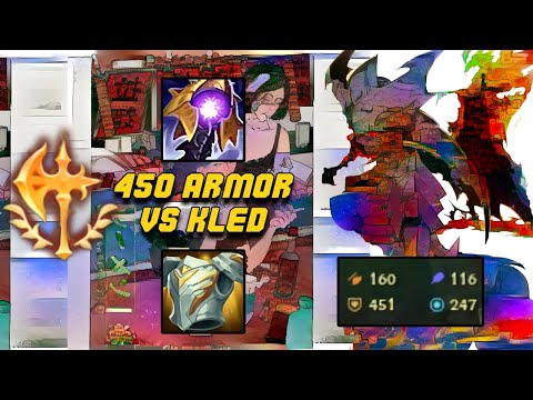 Shyvana top s11 vs Kled - Riftmaker Tank 450 armor