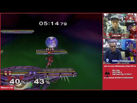 [2016-10-26] Smash Labs Weekly - SSBM - W2 - Lifeline vs BillNyeTheSamusGuy