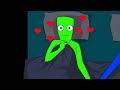 Green vs Blue  - love | Rainbow Friends | Cartoon Animation