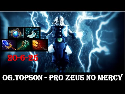 OG.Topson [Zeus] PRO Mid No Mercy 20-6-25 | 7.25 Dota 2