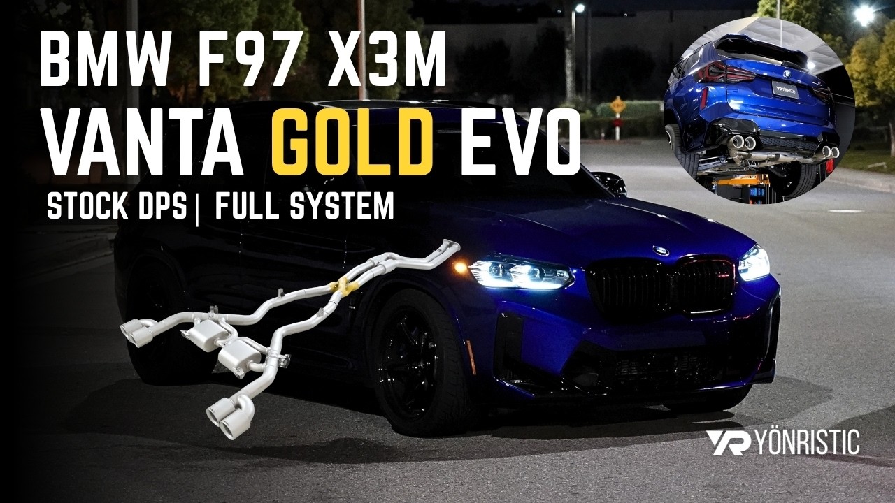 Yonristic VANTA GOLD with 400 CEL High-Flow Downpipes | BMW G8X