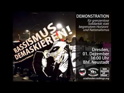 Mobiclip Antirassistische Demonstration – 01.12.2014 in Dresden