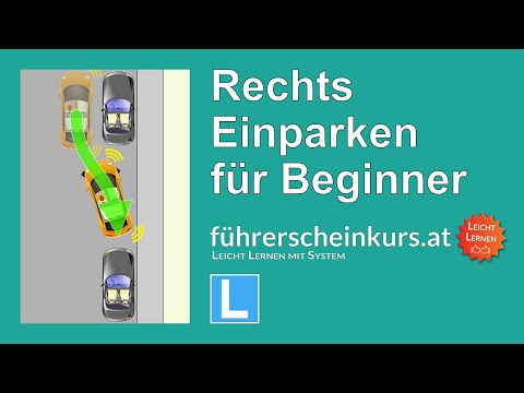 Rechts Einparken für Beginner