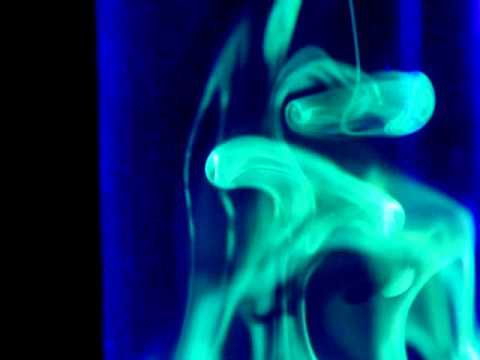 Fluorescent Alq3 vortices