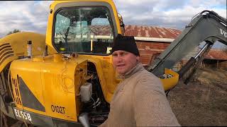 We bought an excavator Servicing Volvo EC55B