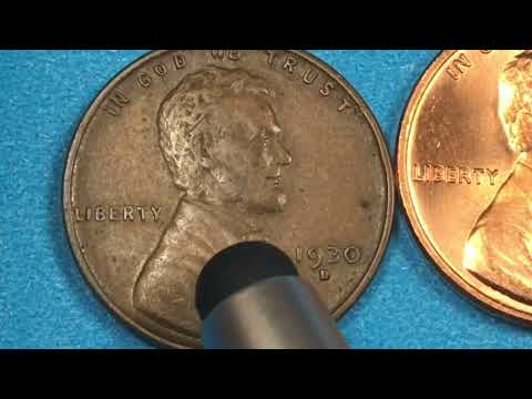 US 1930 Lincoln One Cent - United States Coins Wheat Ears DC Minutes