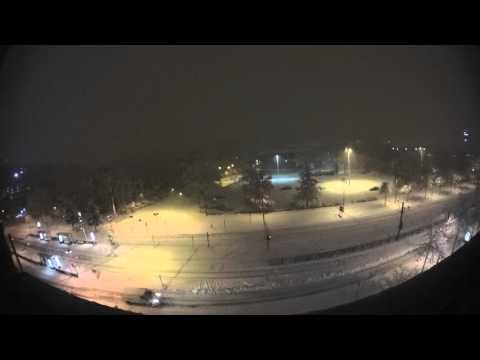 Snöfall Göteborg 2016