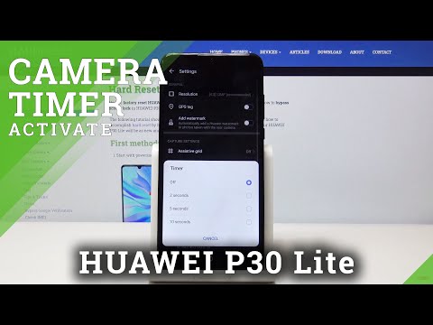 How to Adjust Camera Timer in HUAWEI P30 Lite – Set Camera Countdown
