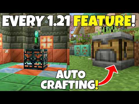 EPIC Minecraft 1.21 Update: Auto Crafting, Diamond Farming & DANGEROUS Hostile Mobs!