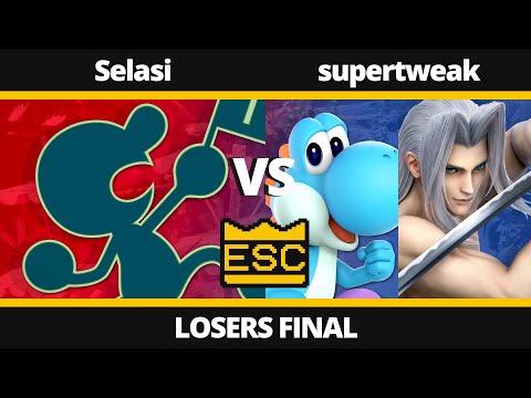 ESC 35 - Losers Final - Selasi (Mr. Game & Watch) Vs. supertweak (Sephiroth, Yoshi) - SSBU Local