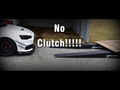 2015 Evo X with Dying Clutch vs. Race Ramps