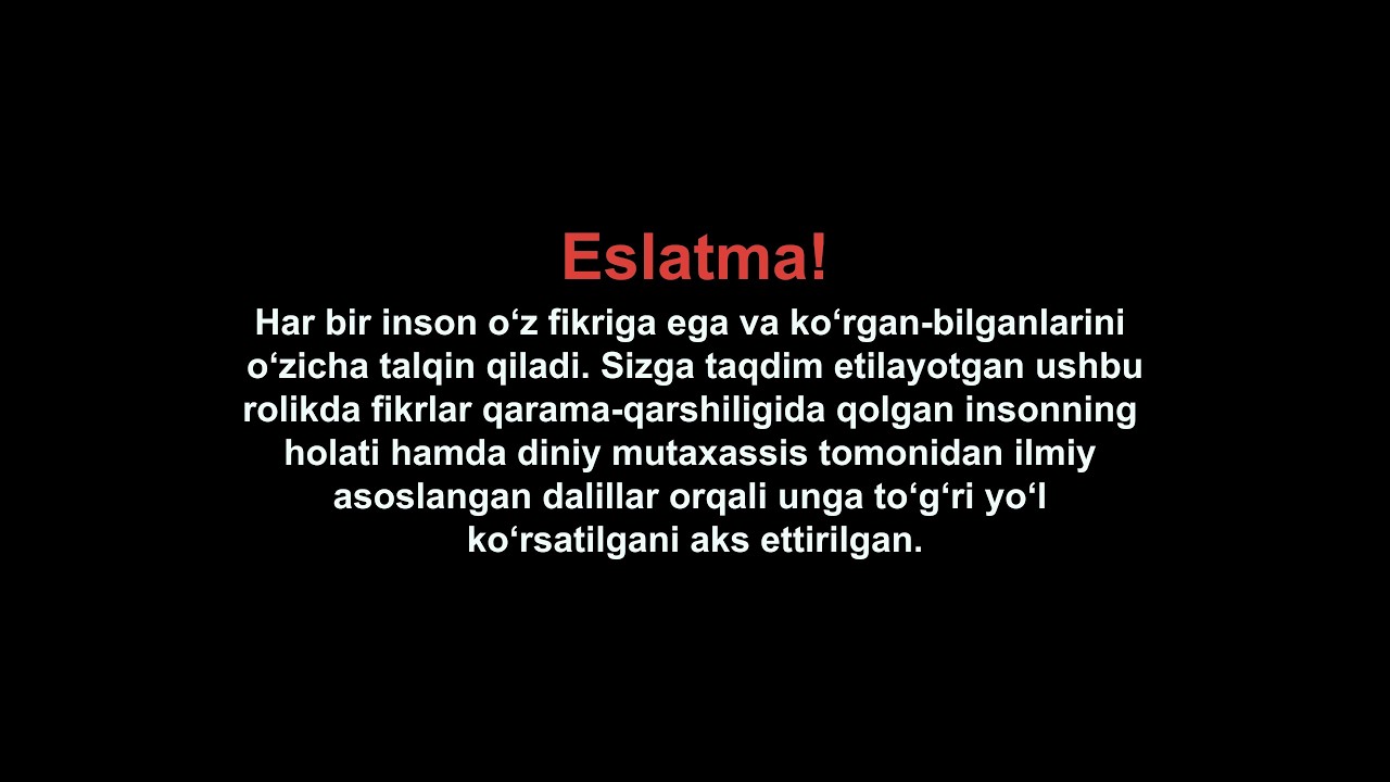 MAZHAB – MILLIONLAB MUSULMONLAR TANLAGAN YO‘L