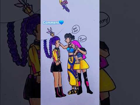 K-pop demon hunters||rumi x zoey x mira||#kpop #kpopdemonhunters #zoey #rumi #shorts #demonhunter