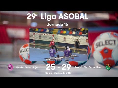 LIGA ASOBAL J16: Quabit Guadalajara - Fraikin BM. Granollers 25-29