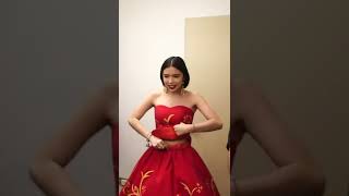 Download lagu Angela Aguilar shows us how big the outfit is for her. mp3