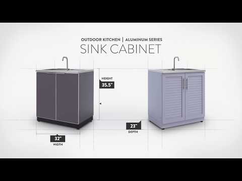 NewAge Aluminum Sink Cabinet Video