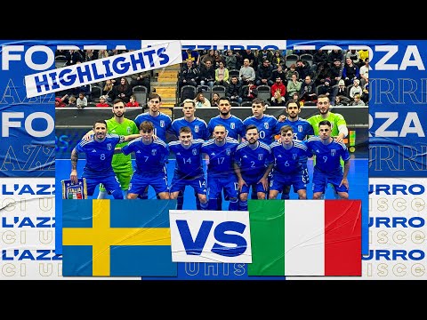 Highlights: Svezia-Italia 7-7 | Futsal | Qualificazioni Mondiali 2024