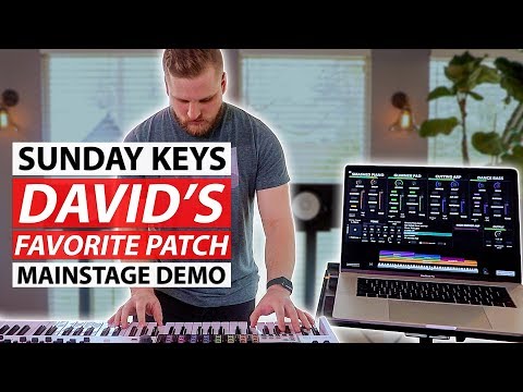Sunday Keys MainStage Template Demo - Newly Inspired (David's Favorite Patch)
