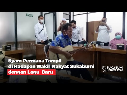 Syam Permana Tampil di Hadapan Wakil Rakyat Sukabumi dengan LaguBaru