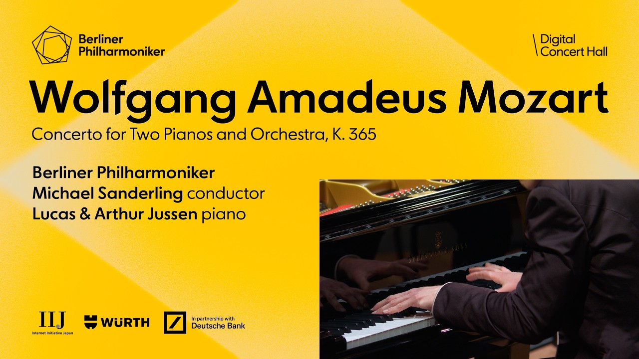 Mozart: Concerto for Two Pianos and Orchestra / Jussen · Sanderling · Berliner Philharmoniker