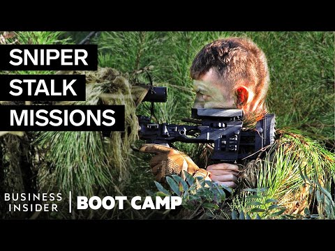 How Army Snipers Train For Combat With Stalk Missions | Boot Camp
