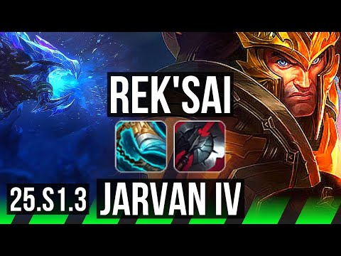 REK'SAI vs JARVAN IV (JGL) | NA Master | 25.S1.3