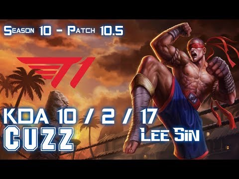 T1 Cuzz LEE SIN vs SEJUANI Jungle - Patch 10.5 KR Ranked