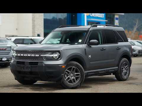 2025 Ford Bronco Sport Big Bend 4x4 in Gray for sale at Salmon Arm Chevrolet Buick GMC in Salmon Arm, BC