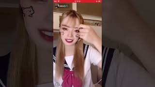 ２４歳　制服コスプレ　みな　tiktokライブ