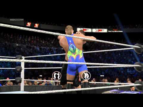 WWE 2K15 PS4 My Career Mode Year 2 WWE Smackdown HQ VS Rob Van Dam (Attacked By Shield)
