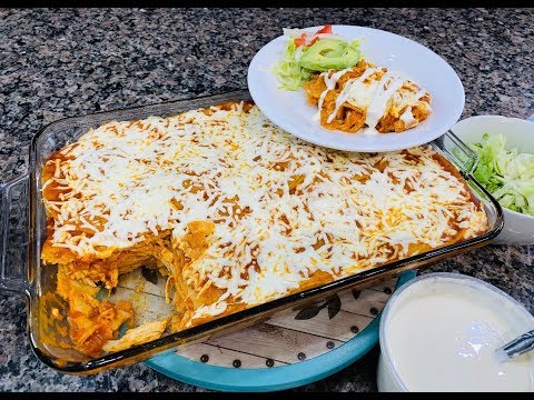 cazerola enchilada de pollo