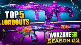 Le TOP 5 des CLASSES "META" sur la SAISON 3 de WARZONE 2 ! (vous devez essayer)