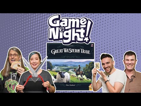 Great Western Trail: New Zealand - GameNight! Se11 Ep 33 - How to Play and Playthrough