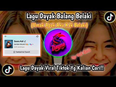 Balang BELAKI Lagu Dayak Versi Orgen Tunggal (Zona Ganjor Kalbar) || Dayma Project Viral Tiktok!!