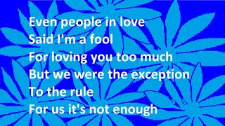 Westlife- Everybody Knows- Lyrics