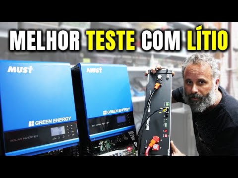 Inversor 3000W com LÍTIO que funciona em PARALELO
