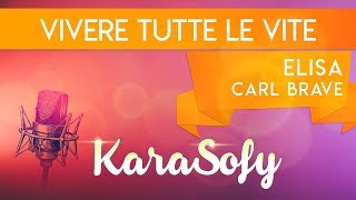 Vivere tutte le vite Karaoke - Elisa Karaoke - KaraSofy 🎤