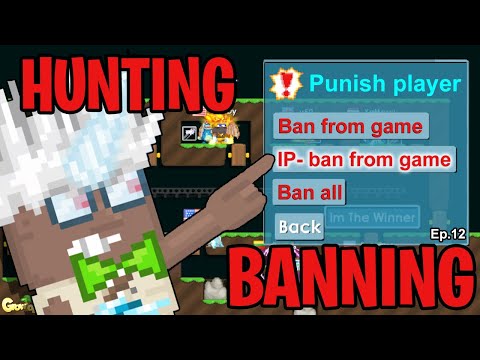 Hunting & BANNING Scammers (hackers) Ep. 12 - Growtopia