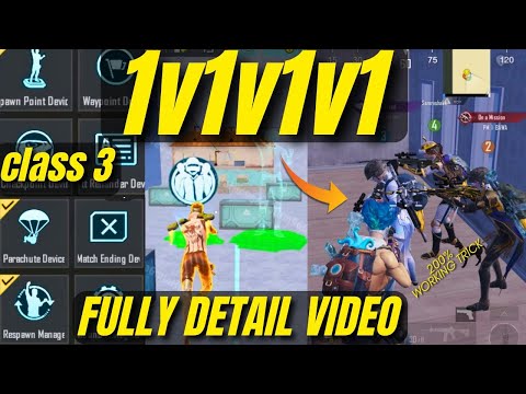 HOW TO MAKE 1V1V1V1 WOW MAP | 1 v 1 v 1 v 1 WOW MAP SETTING | WOW MAP CREATION PUBG MOBILE